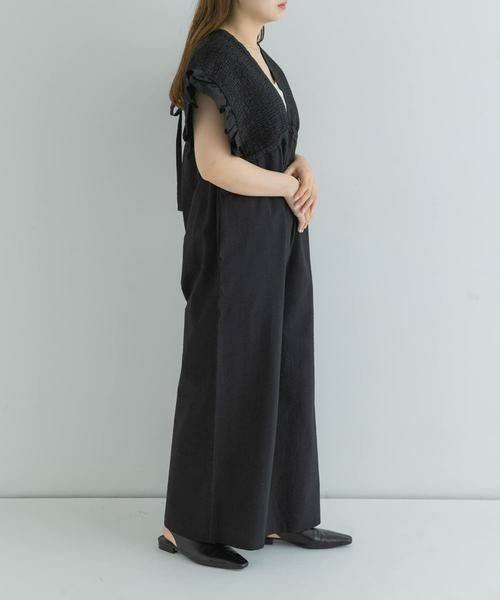 Sonny Label / サニーレーベル サロペット・オールインワン | シャーリングサマーオールインワン | 詳細10