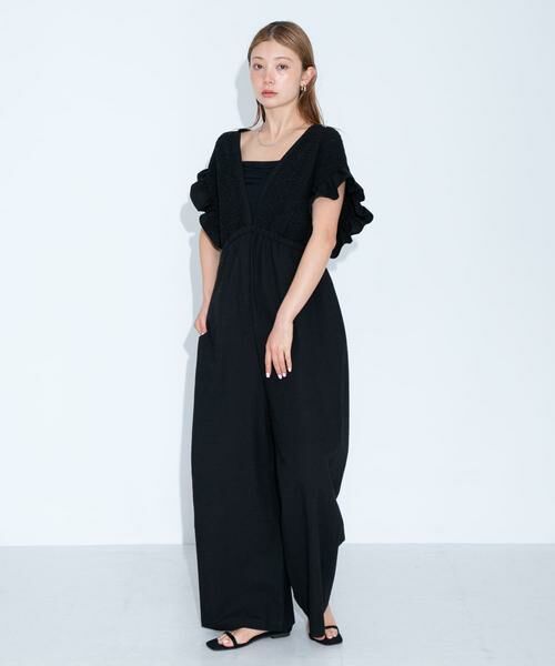 Sonny Label / サニーレーベル サロペット・オールインワン | シャーリングサマーオールインワン | 詳細4