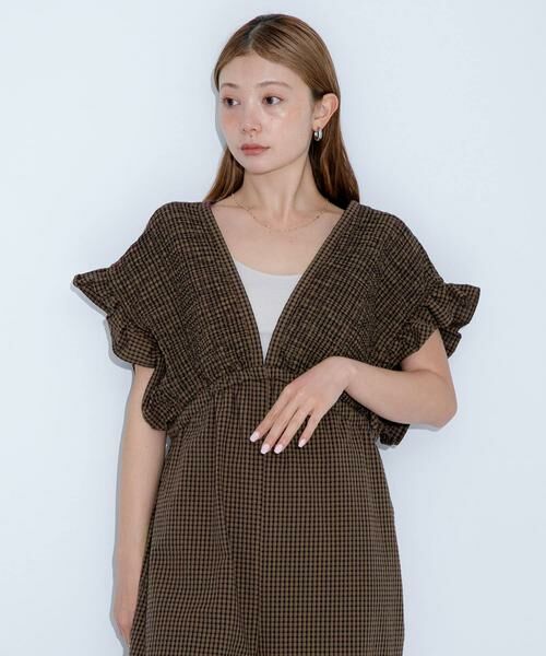 Sonny Label / サニーレーベル サロペット・オールインワン | シャーリングサマーオールインワン | 詳細15