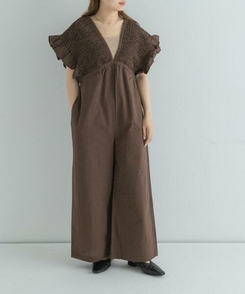 Sonny Label / サニーレーベル サロペット・オールインワン | シャーリングサマーオールインワン | 詳細21