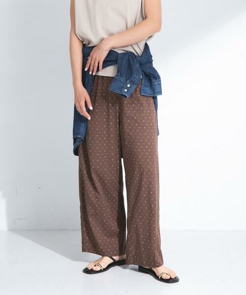 Sonny Label / サニーレーベル その他パンツ | コットンドビーイージーパンツ | 詳細1