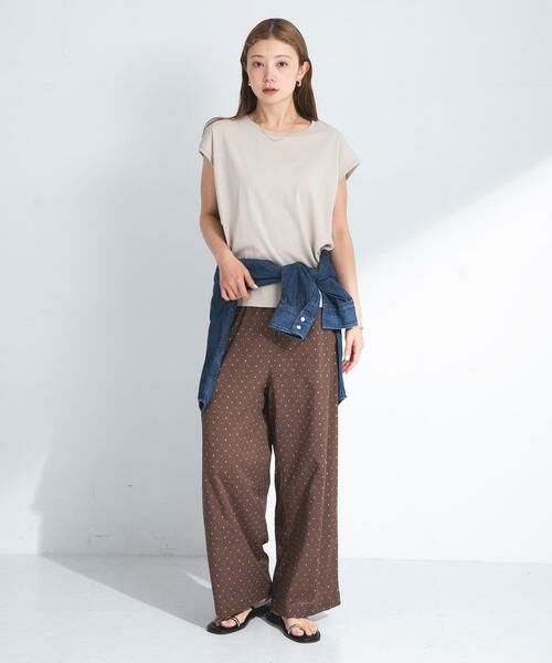 Sonny Label / サニーレーベル その他パンツ | コットンドビーイージーパンツ | 詳細4