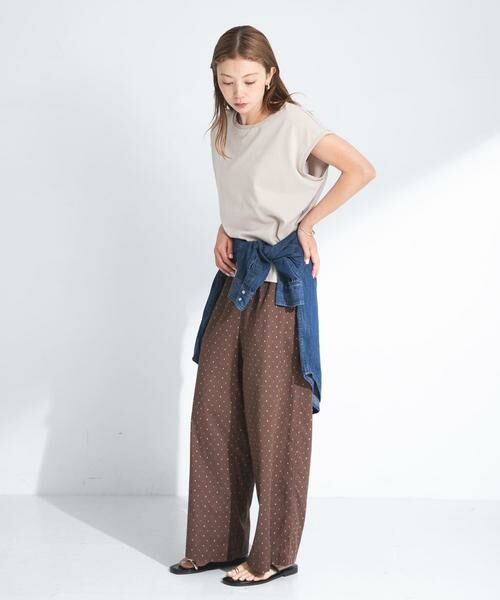 Sonny Label / サニーレーベル その他パンツ | コットンドビーイージーパンツ | 詳細5