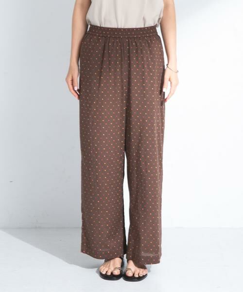 Sonny Label / サニーレーベル その他パンツ | コットンドビーイージーパンツ | 詳細7