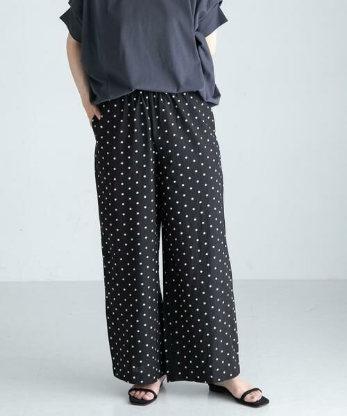 Sonny Label / サニーレーベル その他パンツ | 『WEB限定』ドットプリントイージーパンツ | 詳細1