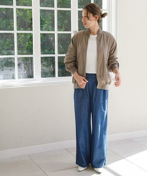 Sonny Label / サニーレーベル デニムパンツ | デニムベイカーイージーパンツ | 詳細6