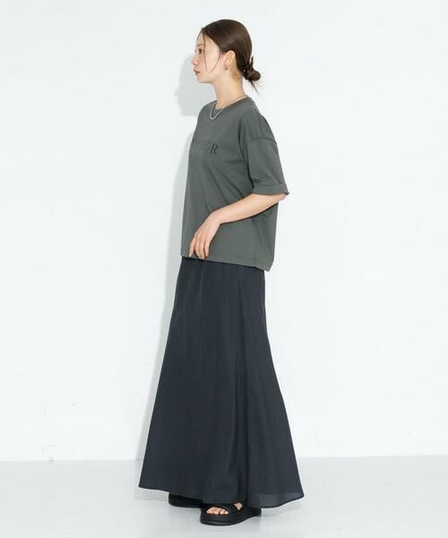 Sonny Label / サニーレーベル スカート | リネン混セミマーメイドスカート | 詳細6