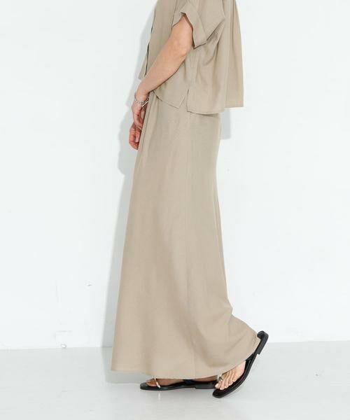 Sonny Label / サニーレーベル スカート | リネン混セミマーメイドスカート | 詳細18