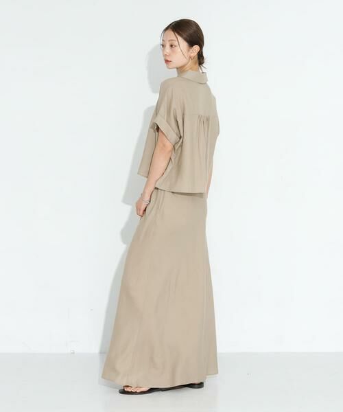 Sonny Label / サニーレーベル スカート | リネン混セミマーメイドスカート | 詳細21