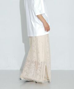 Sonny Label / サニーレーベル スカート | フラワーメッシュスカート