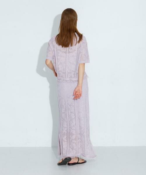 Sonny Label / サニーレーベル スカート | フラワーメッシュスカート | 詳細6