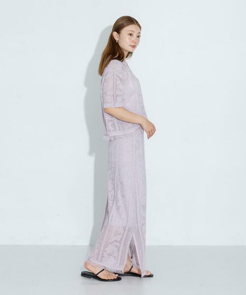 Sonny Label / サニーレーベル スカート | フラワーメッシュスカート | 詳細7