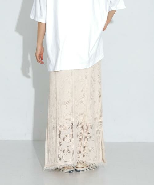 Sonny Label / サニーレーベル スカート | フラワーメッシュスカート | 詳細17