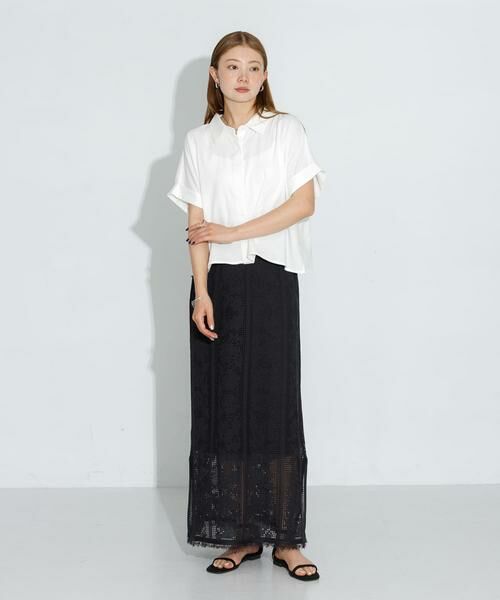 Sonny Label / サニーレーベル スカート | フラワーメッシュスカート | 詳細28