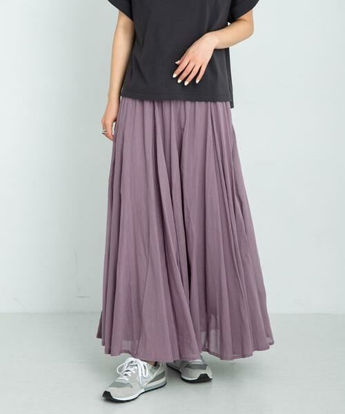 Sonny Label / サニーレーベル スカート | エアリーコットンボイルフレアスカート | 詳細22