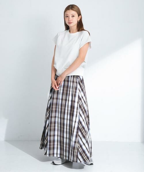 Sonny Label / サニーレーベル スカート | マルチチェックカラースカート | 詳細1