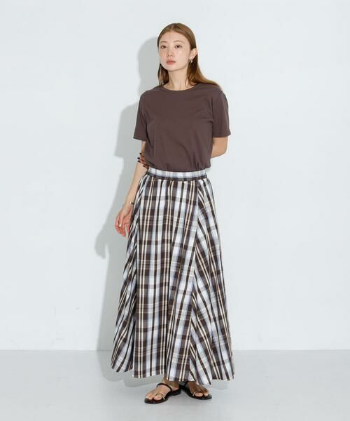 Sonny Label / サニーレーベル スカート | マルチチェックカラースカート | 詳細6