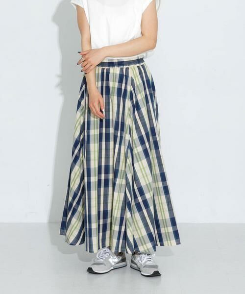 Sonny Label / サニーレーベル スカート | マルチチェックカラースカート | 詳細13