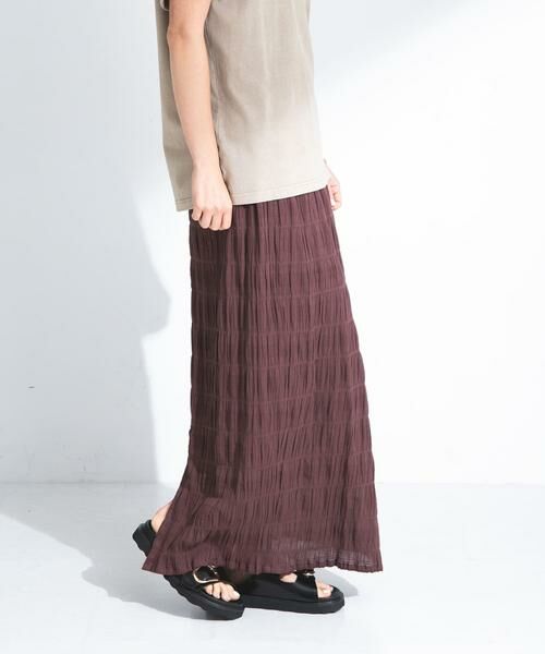 Sonny Label / サニーレーベル スカート | コットンシャーリングIラインスカート | 詳細2