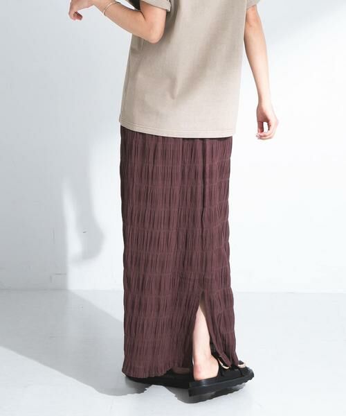 Sonny Label / サニーレーベル スカート | コットンシャーリングIラインスカート | 詳細3