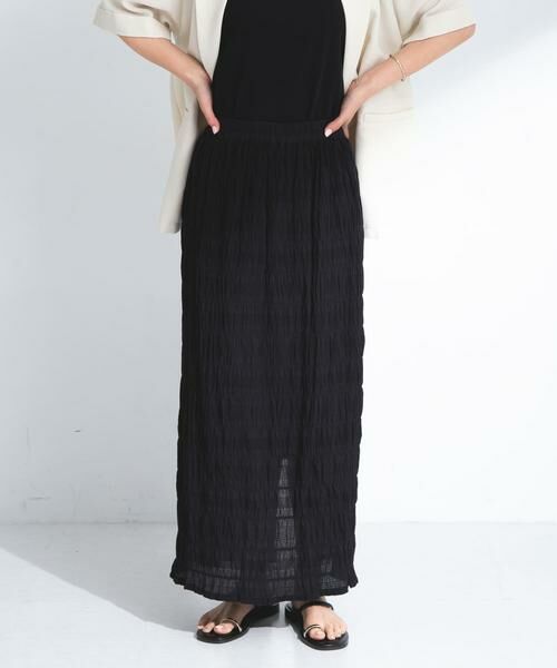 Sonny Label / サニーレーベル スカート | コットンシャーリングIラインスカート | 詳細13
