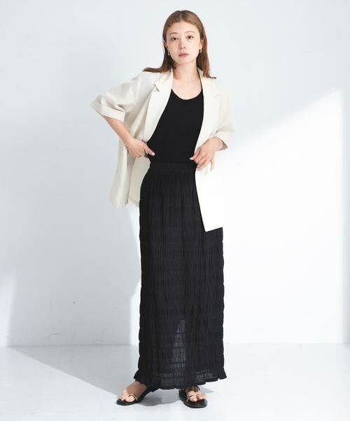 Sonny Label / サニーレーベル スカート | コットンシャーリングIラインスカート | 詳細16