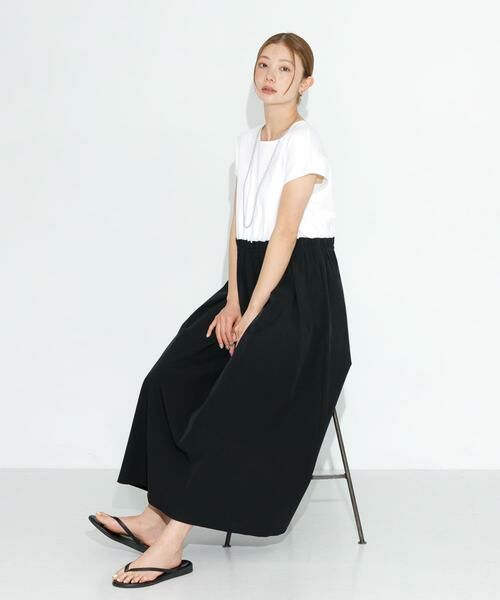 Sonny Label / サニーレーベル ワンピース | 『吸水速乾/接触冷感』Breeze Fit ドッキングワンピース（ブラック）