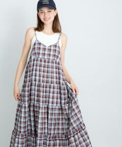 Sonny Label / サニーレーベル ワンピース | 『UR TECH』チェックティアードキャミワンピース