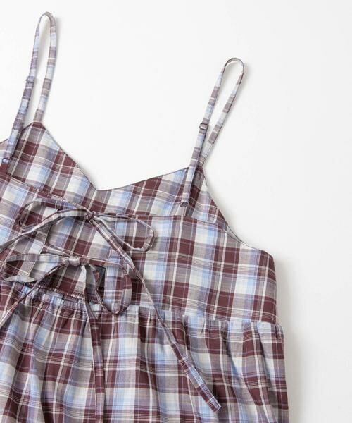 Sonny Label / サニーレーベル ワンピース | 『UR TECH』チェックティアードキャミワンピース | 詳細10