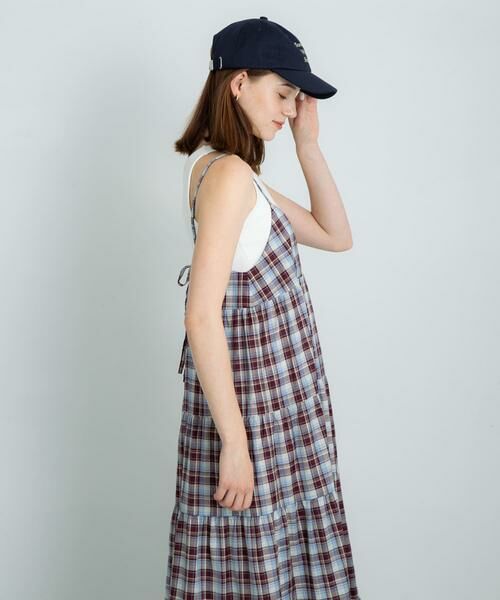 Sonny Label / サニーレーベル ワンピース | 『UR TECH』チェックティアードキャミワンピース | 詳細3