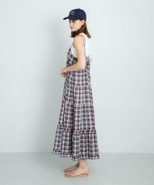 Sonny Label / サニーレーベル ワンピース | 『UR TECH』チェックティアードキャミワンピース | 詳細6