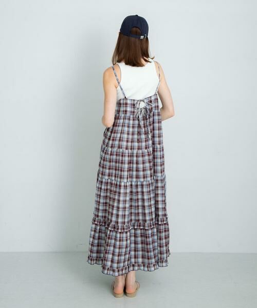 Sonny Label / サニーレーベル ワンピース | 『UR TECH』チェックティアードキャミワンピース | 詳細7