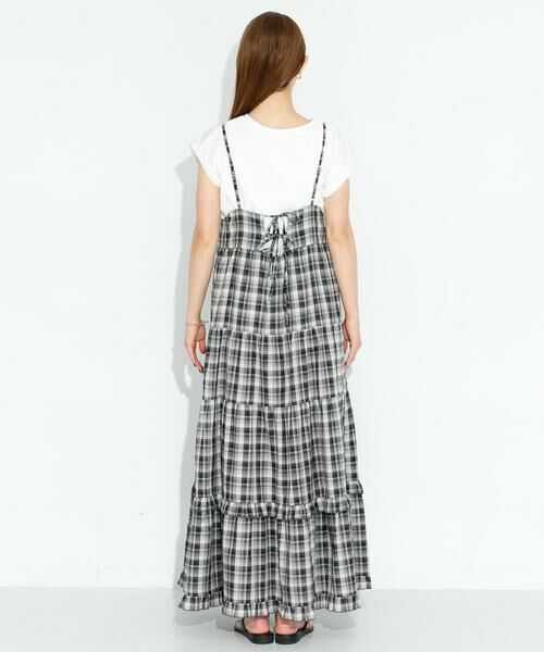 Sonny Label / サニーレーベル ワンピース | 『UR TECH』チェックティアードキャミワンピース | 詳細24