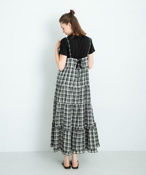 Sonny Label / サニーレーベル ワンピース | 『UR TECH』チェックティアードキャミワンピース | 詳細19