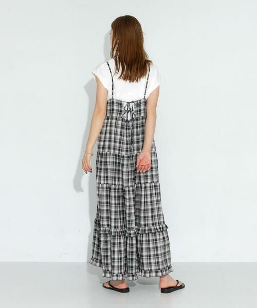 Sonny Label / サニーレーベル ワンピース | 『UR TECH』チェックティアードキャミワンピース | 詳細21