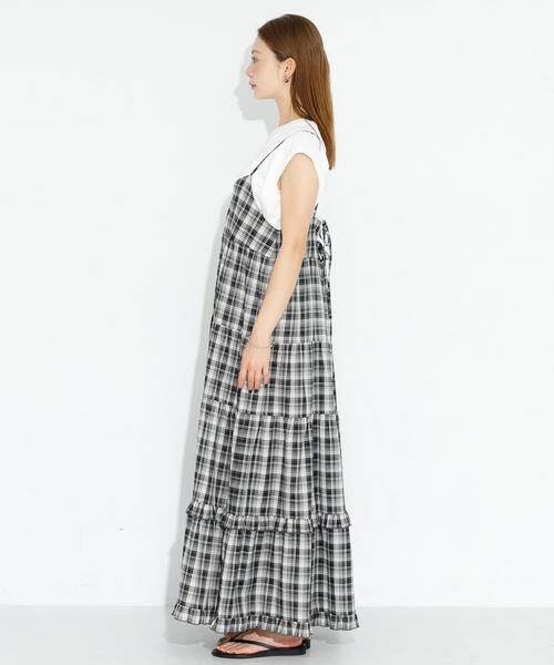 Sonny Label / サニーレーベル ワンピース | 『UR TECH』チェックティアードキャミワンピース | 詳細23