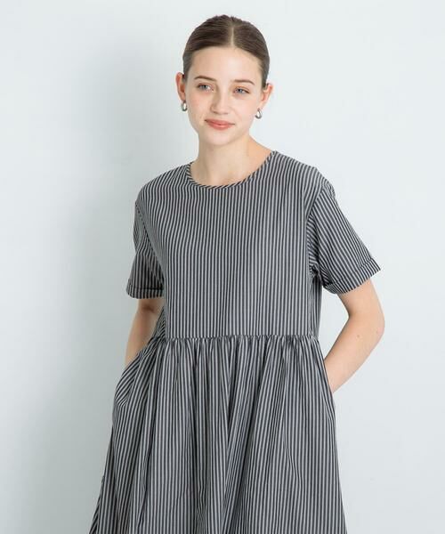 Sonny Label / サニーレーベル ワンピース | ストライプサッカーワンピース | 詳細25