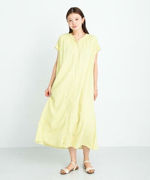 Sonny Label / サニーレーベル ワンピース | コットンストライプドビーギャザーワンピース | 詳細6
