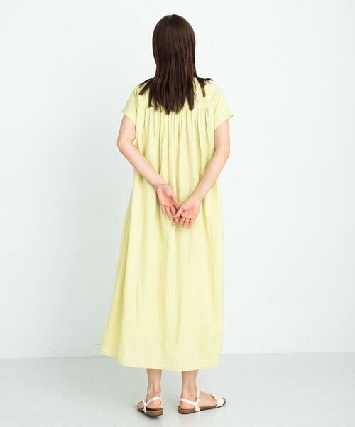 Sonny Label / サニーレーベル ワンピース | コットンストライプドビーギャザーワンピース | 詳細7