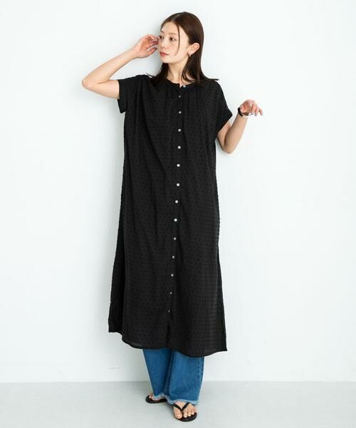 Sonny Label / サニーレーベル ワンピース | コットンストライプドビーギャザーワンピース | 詳細15