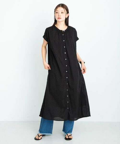 Sonny Label / サニーレーベル ワンピース | コットンストライプドビーギャザーワンピース | 詳細16