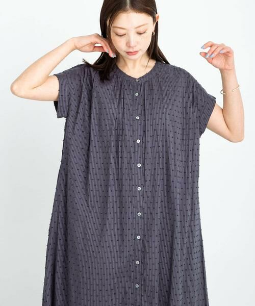 Sonny Label / サニーレーベル ワンピース | コットンストライプドビーギャザーワンピース | 詳細24