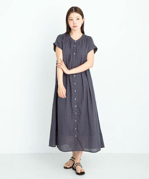 Sonny Label / サニーレーベル ワンピース | コットンストライプドビーギャザーワンピース | 詳細29