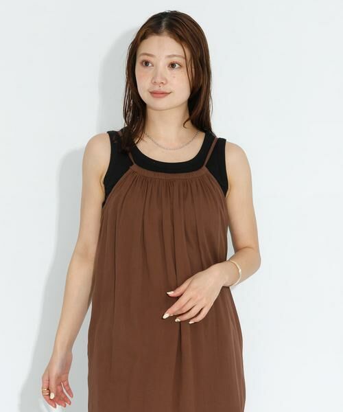 Sonny Label / サニーレーベル ワンピース | シフリーコットンキャミワンピース | 詳細1