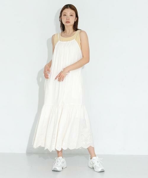 Sonny Label / サニーレーベル ワンピース | シフリーコットンキャミワンピース | 詳細19