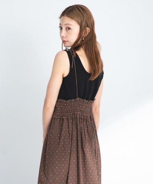 Sonny Label / サニーレーベル ワンピース | コットンドビーシャーリングキャミワンピース | 詳細3