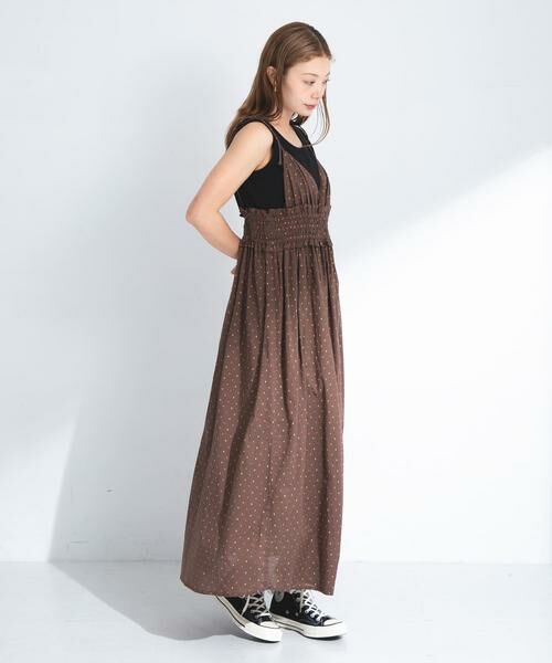 Sonny Label / サニーレーベル ワンピース | コットンドビーシャーリングキャミワンピース | 詳細5