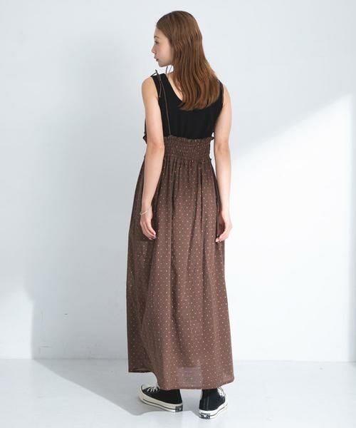 Sonny Label / サニーレーベル ワンピース | コットンドビーシャーリングキャミワンピース | 詳細6