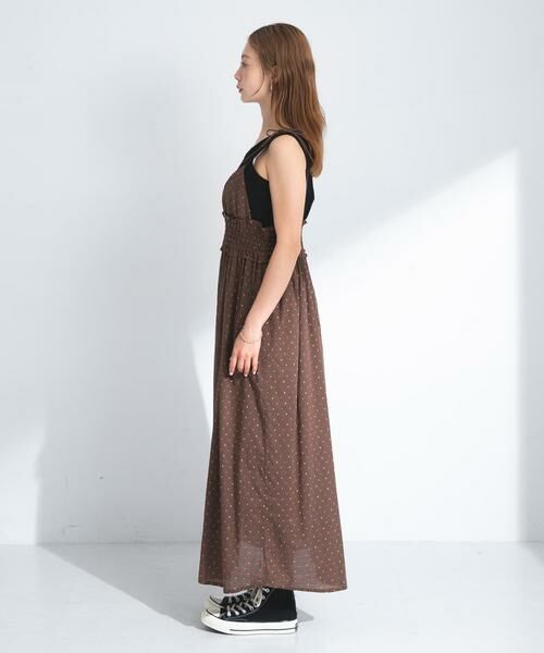 Sonny Label / サニーレーベル ワンピース | コットンドビーシャーリングキャミワンピース | 詳細8