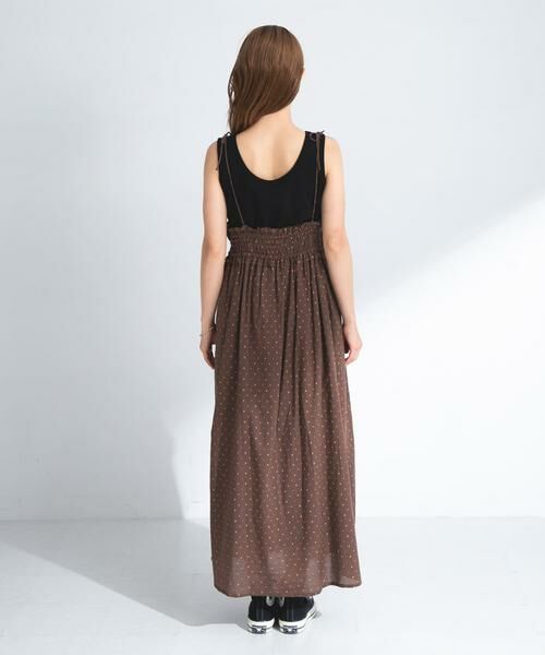 Sonny Label / サニーレーベル ワンピース | コットンドビーシャーリングキャミワンピース | 詳細9